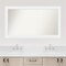 Corvino White Non-Beveled Custom Framed Bathroom Vanity Wall Mirror